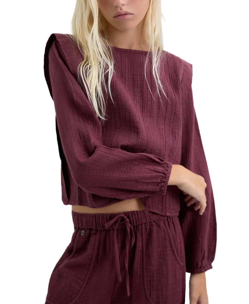 Scalpers Little Girls Stripeslurexblouse