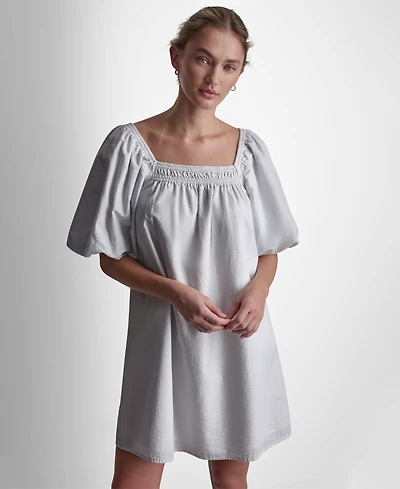 Dkny Jeans Women's Square Neck Mini Dress