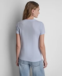 Dkny Jeans Women's Short-Sleeve Crewneck T-Shirt
