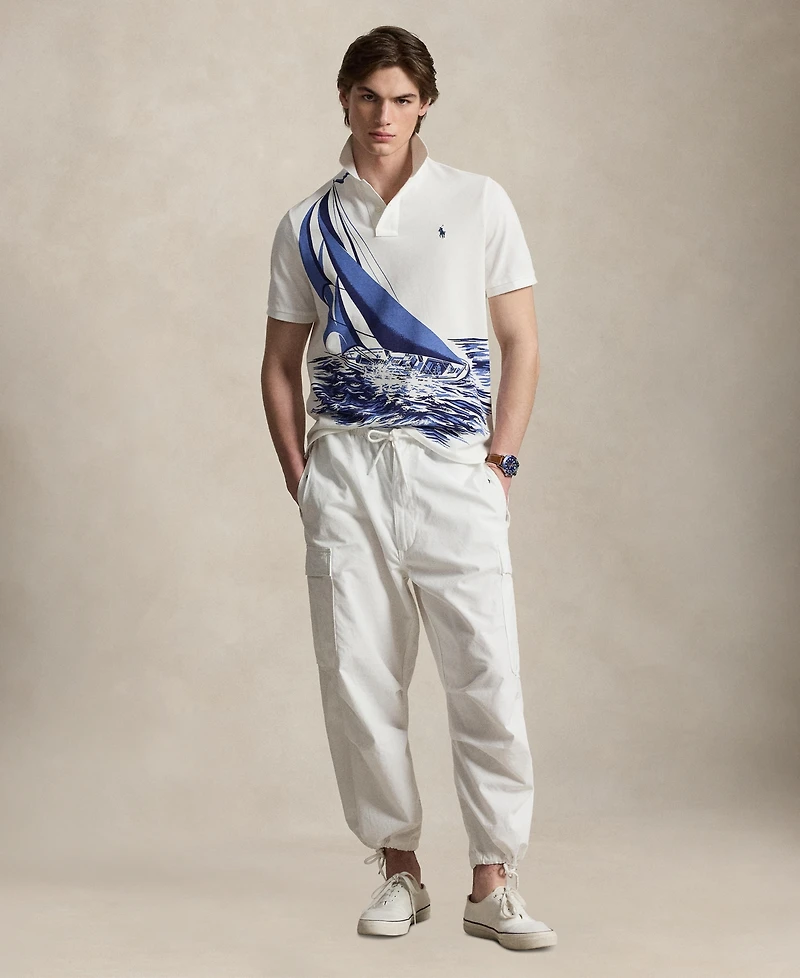 Polo Ralph Lauren Men's Classic-Fit Sailboat Mesh Polo Shirt