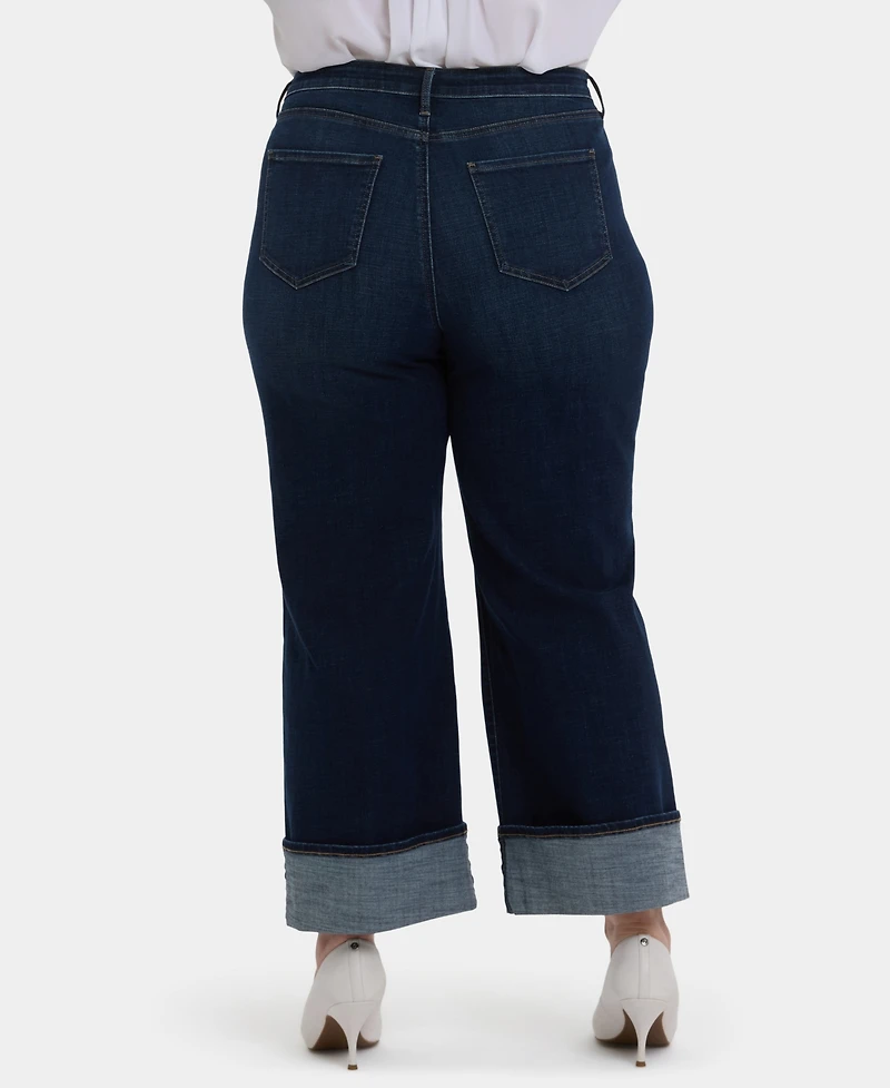 Nydj Plus Teresa Wide-Leg Jeans