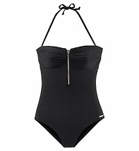 Lascana Women's Bandeau One Piece Swimsuit Bra Sizing