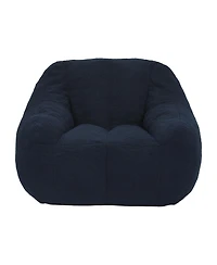 Clihome Bean Bag Sofa with Tufted Soft Stuffed Filling, Comfy Cozy Chairs