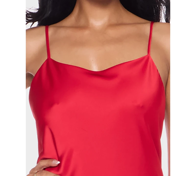 Alex & Sophia Juniors' Scoop Neck Gown