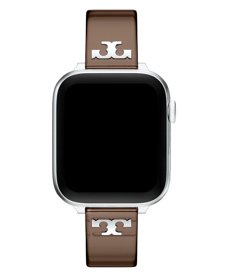 Tory Burch Women's T-Wrap Jelly Band for Apple Watch, TBS0140E