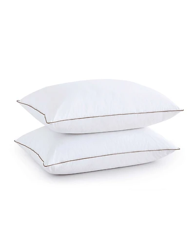 Unikome High Loft Cover Goose Feather 2-Pc. Pillow, Queen
