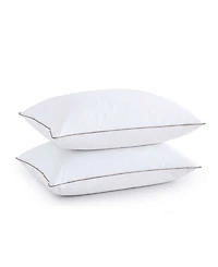Unikome High Loft Cover Goose Feather 2-Pc. Pillow, Queen