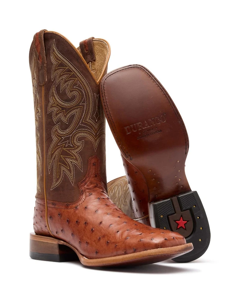 Durango Men's Premium Exotics Full-Quill Ostrich Western Boot