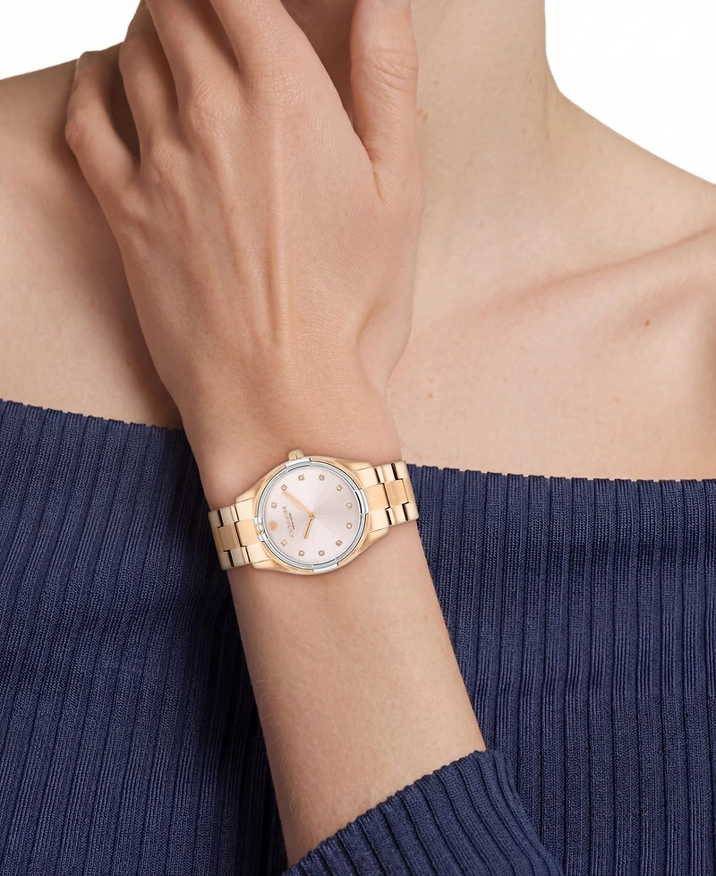 Coach Women's Brooks Rose Gold Tone Stainless Steel Bracelet Watch, 34mm