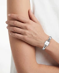 Coach Women's Cass Silver Tone Stainless Steel Bangle Bracelet Watch, 18mm