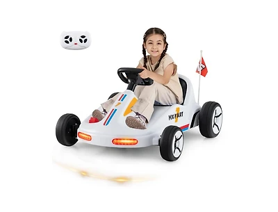Hongge 12V Electric Go Kart for Kids with Remote Control and Music