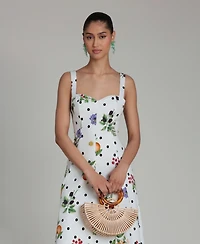 Avec Les Filles Women's Fit & Flare Floral-Print Dress