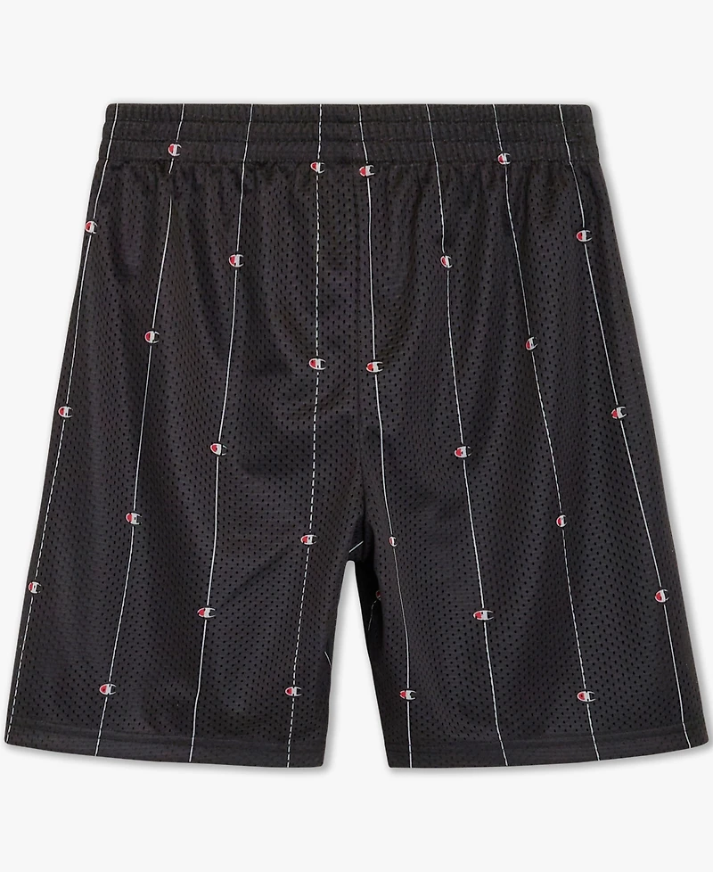 Champion Big Boys' Printed Mesh Hole Short