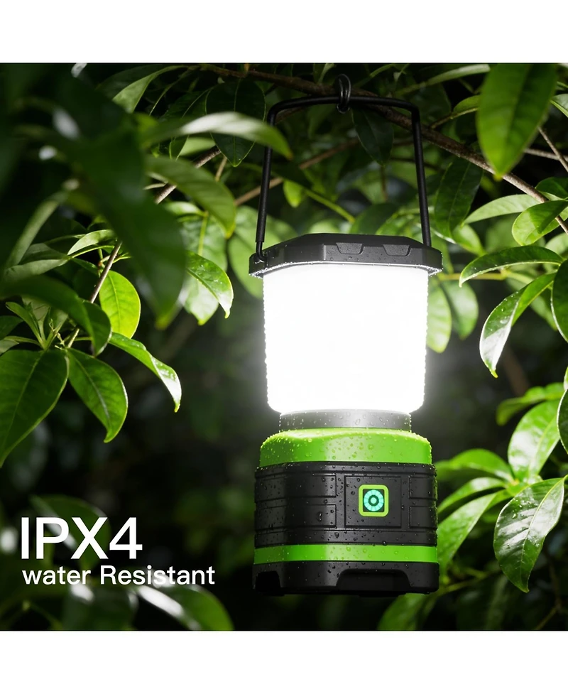 Gnuadz 2 Pack Led Camping Lantern Portable Emergency Flashlight Camping Outdoor Recreation Gear