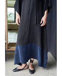 Ocean+Main Women's Colorblock Belted Caftan