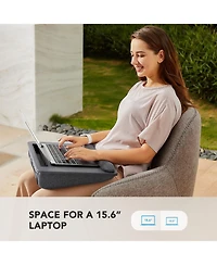 Gnuadz Lap Desk Portable Pillow Cushion Laptop Stand Storage