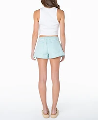 Celebrity Pink Juniors' Elastic-Back A-Line Shorts
