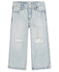 abercrombie kids Girls' Eyelet Baggy Jeans