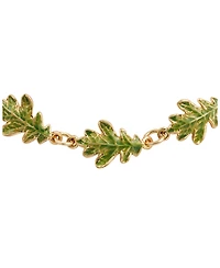 Fable England Oak Leaf Gold Bracelet