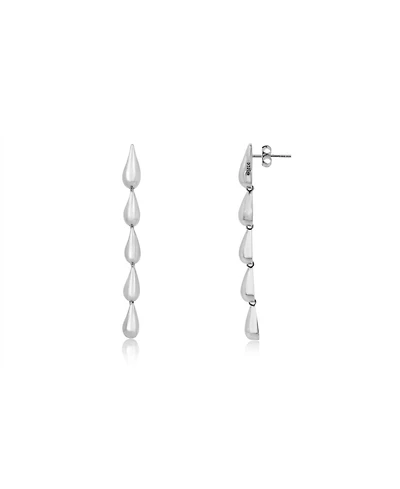 The Lovery Teardrop Dangle Earrings Sterling Silver