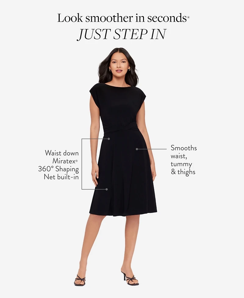 Body by Miraclesuit Women's Boat Neck Pull-On Dress