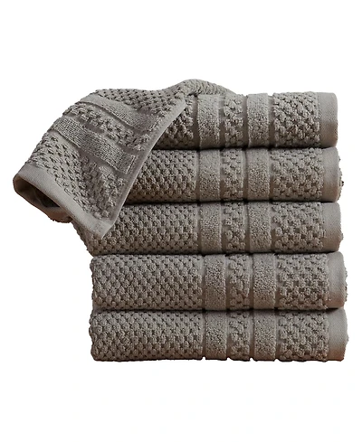 Linery & Co. Cotton Textured 6pk Hand Towel Set