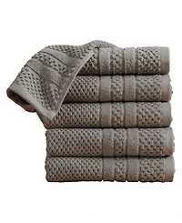 Linery & Co. Cotton Textured 6pk Hand Towel Set