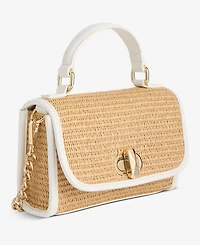 I.n.c. International Concepts Tollann Straw Mini Crossbody Handbag, Macy's Exclusive