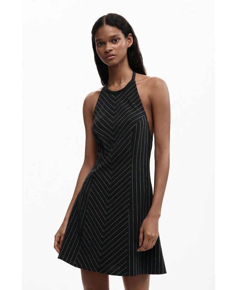 Desigual Women's Mini halter dress