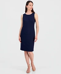 Le Suit Women's Zipper-Pocket Open Cardigan & Empire-Seamed Dress