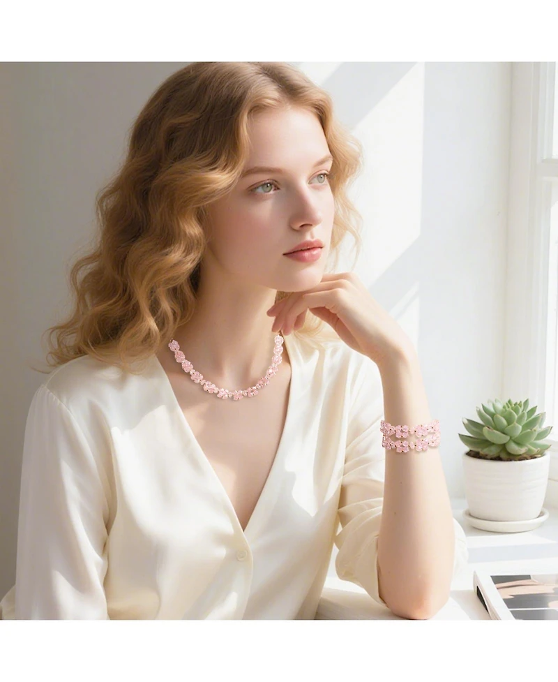 Gnuadz 1500 Crystal Glass Beads Diy Jewelry Making Kit Bracelet Necklace Earring Crafts 12 styles