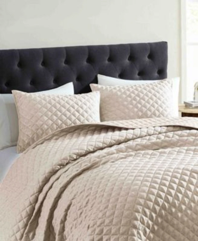 Riverbrook Home Harlan Herringbone 3 Piece Coverlet Sets