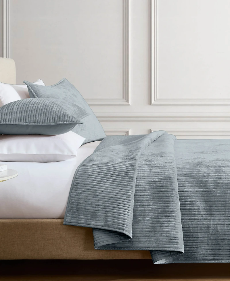 Riverbrook Home Reese Velvet 3-Pc. Coverlet Set