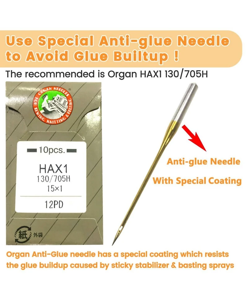 Gnuadz Sticky Self-adhesive Embroidery Stabilizer Backing Medium Weight Napped Fabric Hoop Less Roll