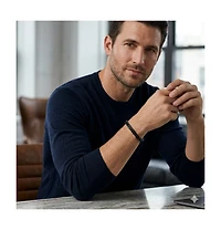 Metallo Stainless Steel Franco Chain Bracelet