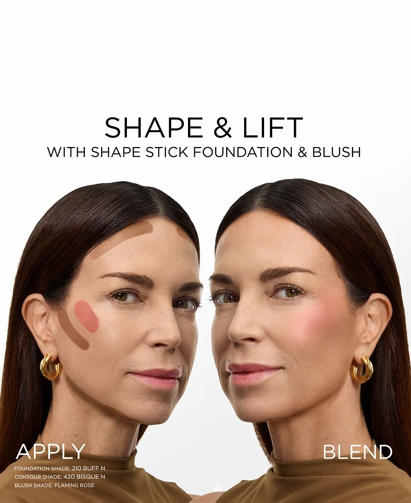 Lancome Teint Idole Shape Stick Creamy Blush, 0.3 oz.