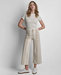 Dkny Jeans Women's High-Rise Wide-Leg Pants