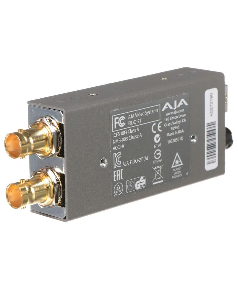 Aja FiDO-t Single Channel Sdi to Fiber Converter with Looping Sdi Output