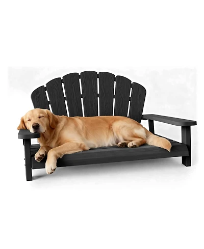 Decksplore Dog Bed,Waterproof and Washable Pet Bed, Durable Resin Comfort Design, Easy to Assemble Indestructible Bed(40.24 *30.08 *20.04)