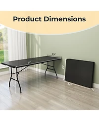 Gouun Portable Folding Hdpe Table with Carrying Handle