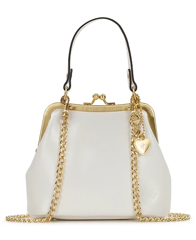 Patricia Nash Laureana Mini Leather Frame Crossbody Bag