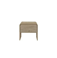 New Classic Furniture Mara 15.7 in Rectangular Wood End Table (Set of 2)