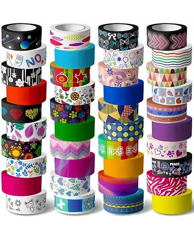 Gnuadz Washi Tape Set Decorative Diy Crafts Scrapbooking Journals Planners Party Supplies