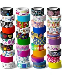 Gnuadz Washi Tape Set Decorative Diy Crafts Scrapbooking Journals Planners Party Supplies