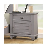 New Classic Furniture Jamestown Wood 1-Drawer Nightstand