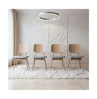 New Classic Furniture Oscar Wood Dining Chair(Set of 4)