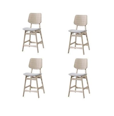 New Classic Furniture Oscar Wood Counter Chair (Set of 4)