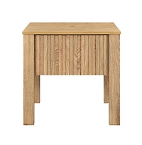New Classic Furniture Thayer Wood 1-Drawer End Table in (Set of 2)