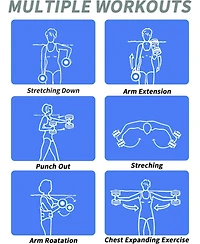 Hikeen Aquatic Exercise Dumbbells Water Dumbbell Pool Resistance Aquatic Fitness Barbells High-Density Eva Foam Pool Weights Dumbbells