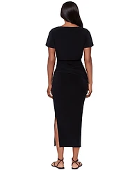 Body by Miraclesuit Women's Boat Neck Short-Sleeve Dress